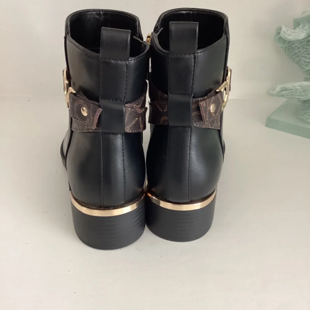 REDUCED CALVIN KLEIN DHARA POINTY TOE BLOCK HEEL ANKLE BOOTS NEW VARIOUS SIZES